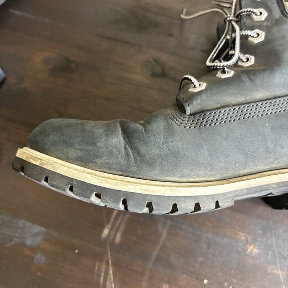 Timberland Earthkeeper Bethel Tall Black Leather and Suede Boots 20668 6.5 - Picture 6 of 16